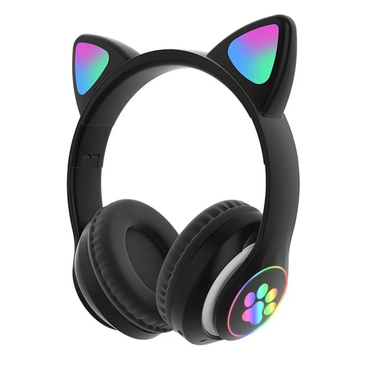 Picture of STN-28 Over Ear Music Headset Glowing Ear Headphones Foldable Wireless