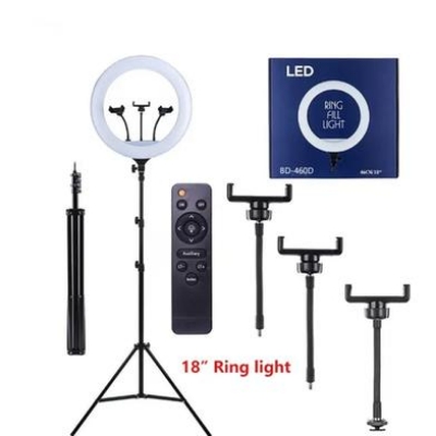 Picture of 18 Inch Remote control Ring Light Photography, Live Broadcasting and Self-portrait with Tripod for Smartphone