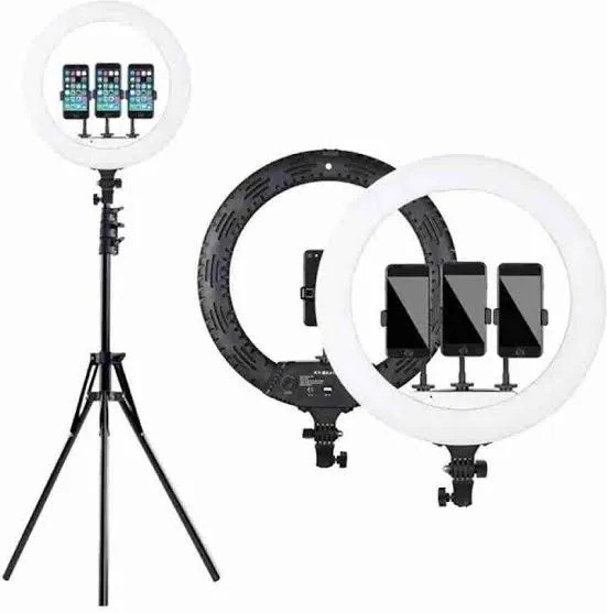 Picture of 18 Inch Remote control Ring Light Photography, Live Broadcasting and Self-portrait with Tripod for Smartphone