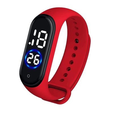 Picture of New LED Waterproof Fashion Watch For Women - Watch For Women Red 