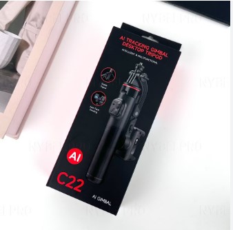 Picture of C22 Handheld Gimbal 360° AI Face Tracking Shoot Stabilizer Selfie Stick Desktop Tripod