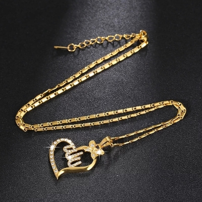 Picture of Love Lokcet Chain  For Women Gold Adjustable