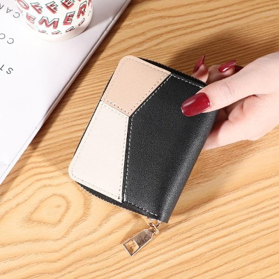 Picture of Mini Tassel Wallet Women Fashion Purse Female Short Mini Wallets Korean Students Lovely Purse Female Small Wallet for Women Black 
