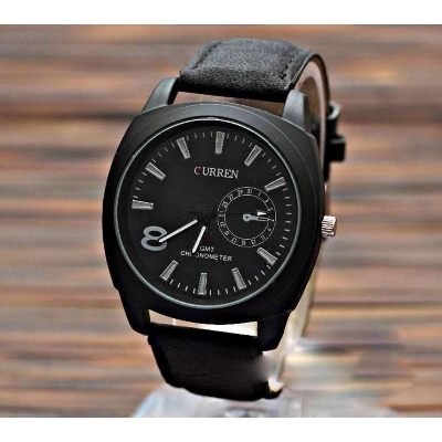 Picture of Curren Watch for Men - Black Color Black 