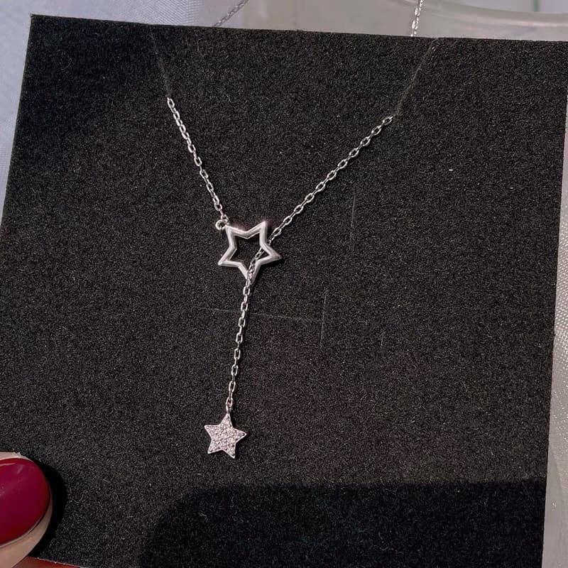 Picture of Refined Taste - Vintage Pearl Necklaces Women Elegant Charm French Romantic Style Clavicle Chain - Durabilty Assured - Elite Expression Silver 
