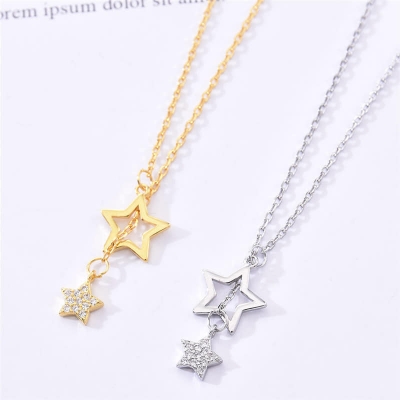 Picture of Refined Taste - Vintage Pearl Necklaces Women Elegant Charm French Romantic Style Clavicle Chain - Durabilty Assured - Elite Expression Silver 