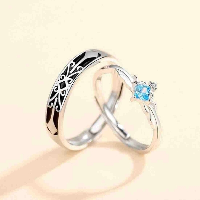 Picture of A Pair Of Couples'S Ring For Couple Silver 