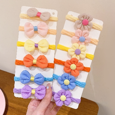 Picture of Indispensable -Upscale Living -6 pis Cute Flower Hair Bands For women- Inventive Choice Remarkable - Disclose Styles & Luxe Multicolor Int: One size