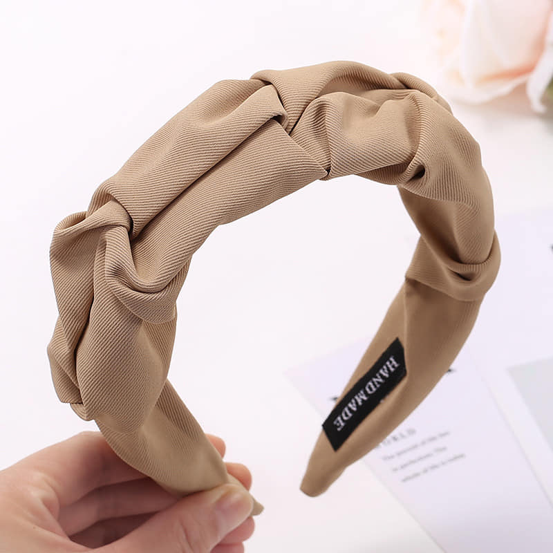 Picture of Cute French  Brown  Colour Headband Hair Bands For Women Brown Int: One size