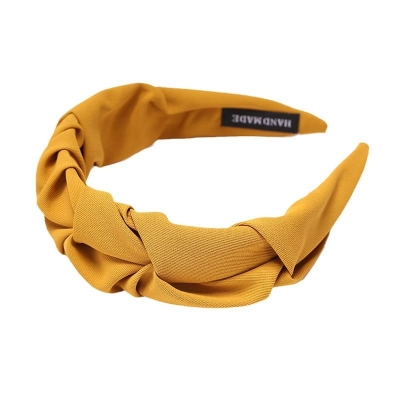 Picture of Fashion Hair Hoop Hair Bands for Women Girls Flower  Hairbands For Women /Girls Yellow Int: One size
