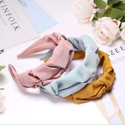 Picture of Blush Pink Fashion Hair Hoop Hair Bands for Women Girls Flower  Hairbands For Women /Girls Pink Int: One size