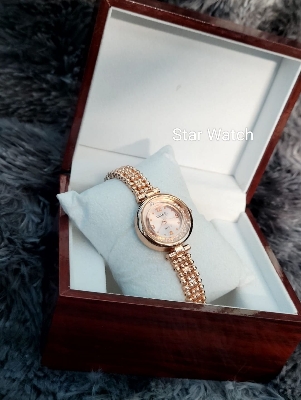 Picture of Analog stylish elegant watch for women - Rose gold Gold 