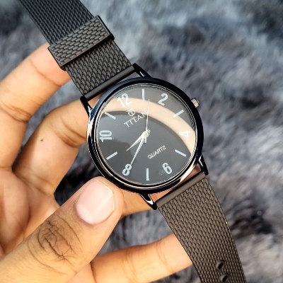 Picture of New Style Fashion Watch for Men - Watch For Men- ঘড়ি Black 