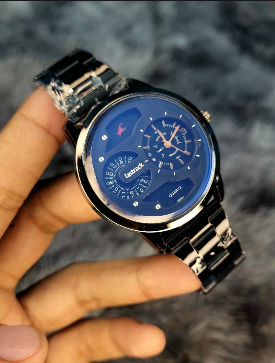 Picture of New Rosra Stainless Steel Watch For Men - Watch For Men - Watch - ঘড়ি Black 