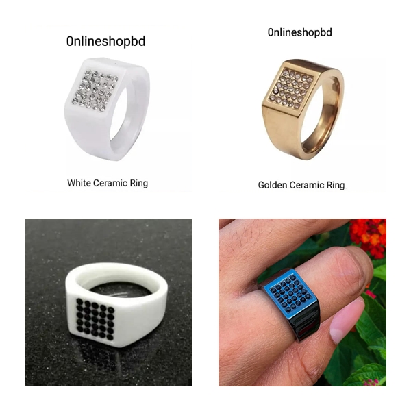 Picture of Ensemble Yourself - Highly Durable - Ceramic Finger Ring For Men - Ring For Men - Sustainable Choice - Well Inspired & Crafted  