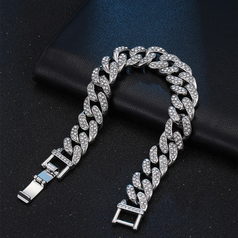 Picture of New White Stone Crystal Bracelet Set For Women  