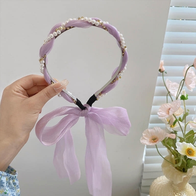 Picture of Korean Style Hair Tie Headband Hair Band Head Band Accessories   For Women /Girls  Int: One size