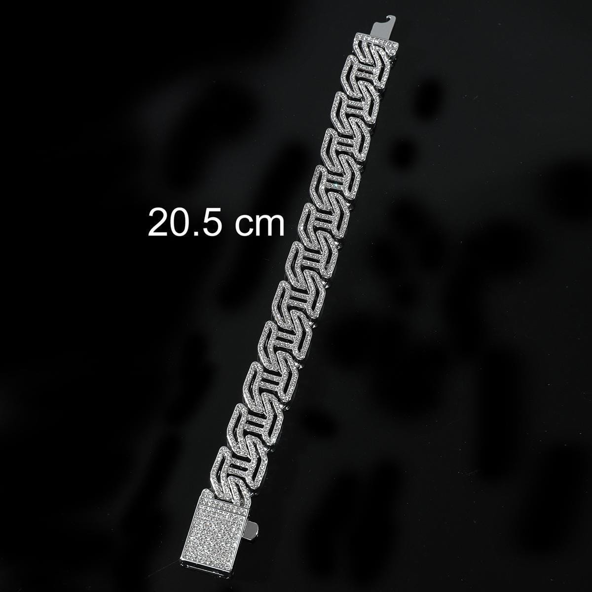 Picture of Versatile -Quality And Durablity -New stainless steel bracelet for men- Innovative Preferble Silver 21 CM