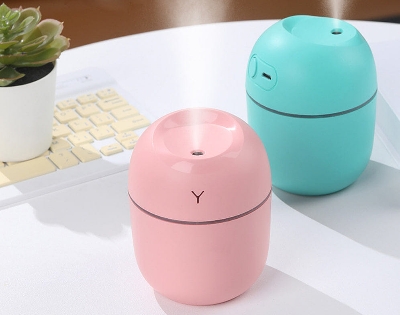 Picture of Swap International Mini Air Humidifier USB Charging Mist Spray Moisturizing Diffuser White Pink Blue  