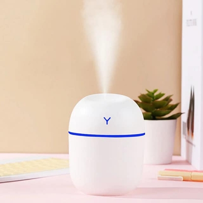 Picture of Mini Portable Air Humidifier 300ml USB Car Air Purifier Fogger Mist Maker with LED Night Lamp Ultrasonic Sprayer Home Appliance  