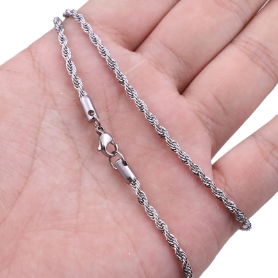 Picture of Men's Necklace Stainless Steel Cuban Link Chain  