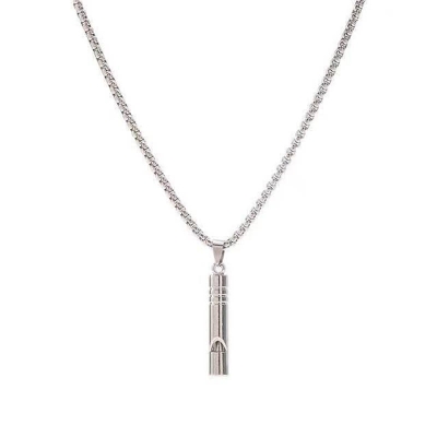 Picture of New Stylish Fashion Jewellery  Stainless Steel Chain Necklace For Men Silver 