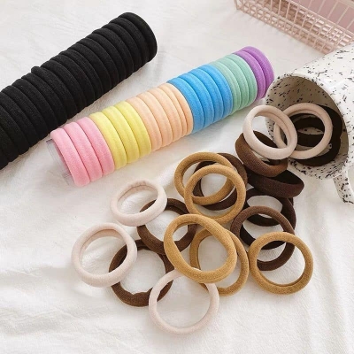 Picture of Girl's Mini Elastic Soft Rubber Hair Bands for Kids/Adult -20 Piece  Int: One size