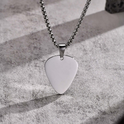 Picture of Best Friends Panda Necklace Broken Heart Pendant Charm Friendship  Relationship Jewelry Titanium Steel Chain Necklace For Men Black 