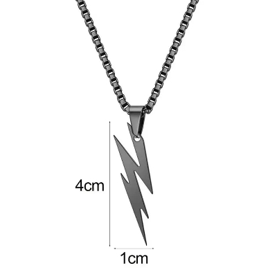 Picture of Black  Color Stainless Steel Link Chain Fashion Jewelry Chain For Men/ Gift for Men/Boys  