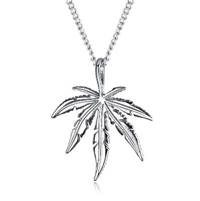 Picture of Fashion New Pendant Necklace Men Punk Trendy Simple Stainless Steel Chain Jewellery Gift Silver 