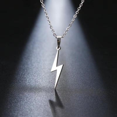 Picture of Silver Pendant Necklace Chain  for Men Silver 