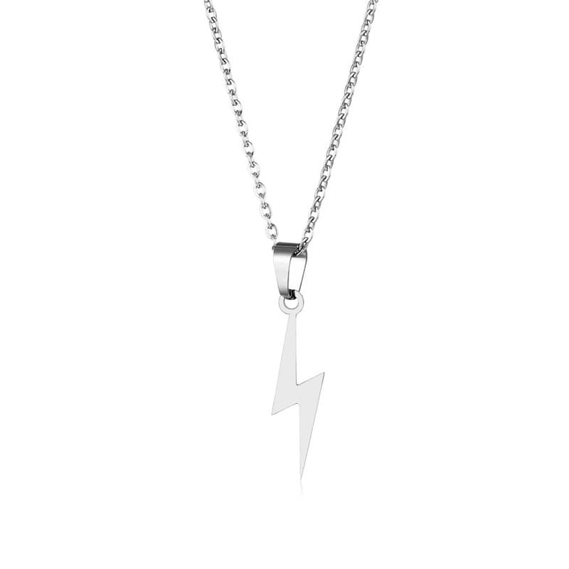 Picture of Silver Pendant Necklace Chain  for Men Silver 