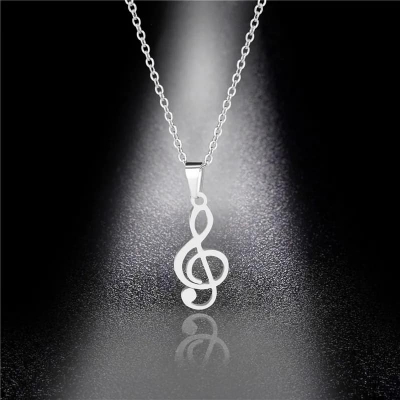 Picture of Men Lightning Bolts  Pendants Silver Color Stainless Steel Link Chain Fashion Jewelry Chain For Men Silver 