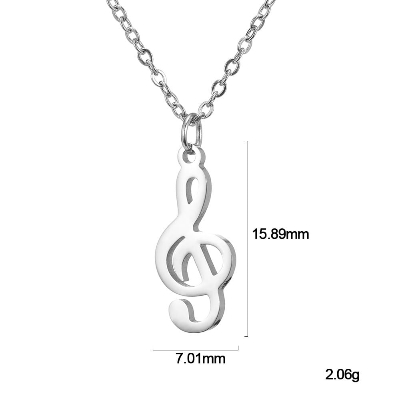 Picture of Men Lightning Bolts  Pendants Silver Color Stainless Steel Link Chain Fashion Jewelry Chain For Men Silver 