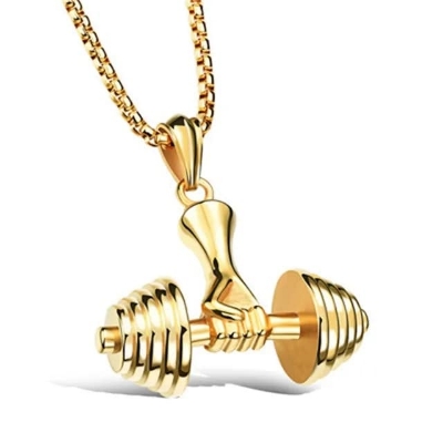 Picture of New Golden Color Metal Chain for Men Gold 