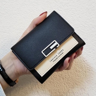 Picture of New Trendy Small Fashion Wallet For Women Black 