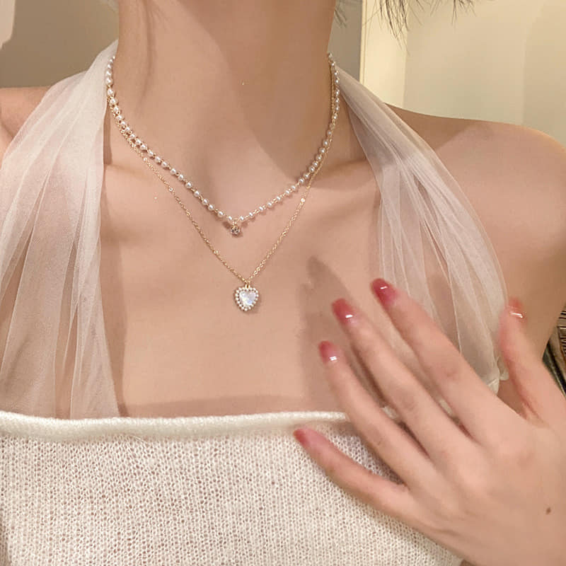 Picture of New Fashionable Trendy  Women Fashion Long Necklace Female Pendant for Women  43cm