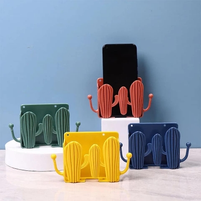 Picture of Cactus remote wall rack Remote Controller Box Charger Storage Organizer Wall Mount Multicolor 