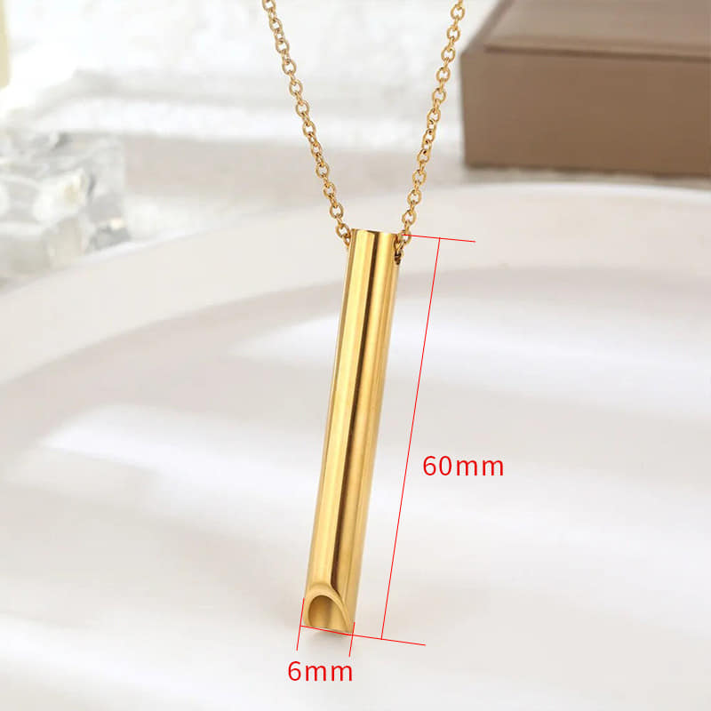 Picture of Pendant Necklace For Men Women Stainless Steel Chain Necklace  
