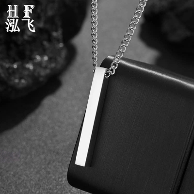 Picture of Geometry Stainless Steel Fashion Necklace For Men  