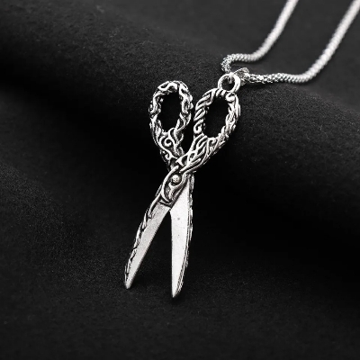 Picture of Scissors Chain for Men Stainless Steel Necklace Fashion Dark Chain For Men  