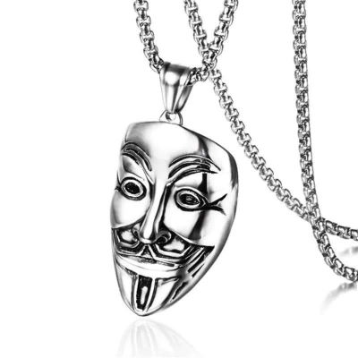Picture of Fashion New Pendant Necklace Men Punk Trendy Simple Stainless Steel Chain Jewellery Gift - Modern - Choice Expression  