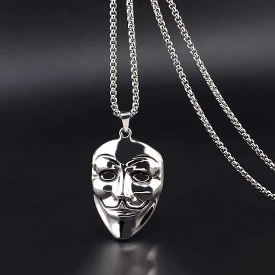 Picture of Fashion New Pendant Necklace Men Punk Trendy Simple Stainless Steel Chain Jewellery Gift - Modern - Choice Expression  