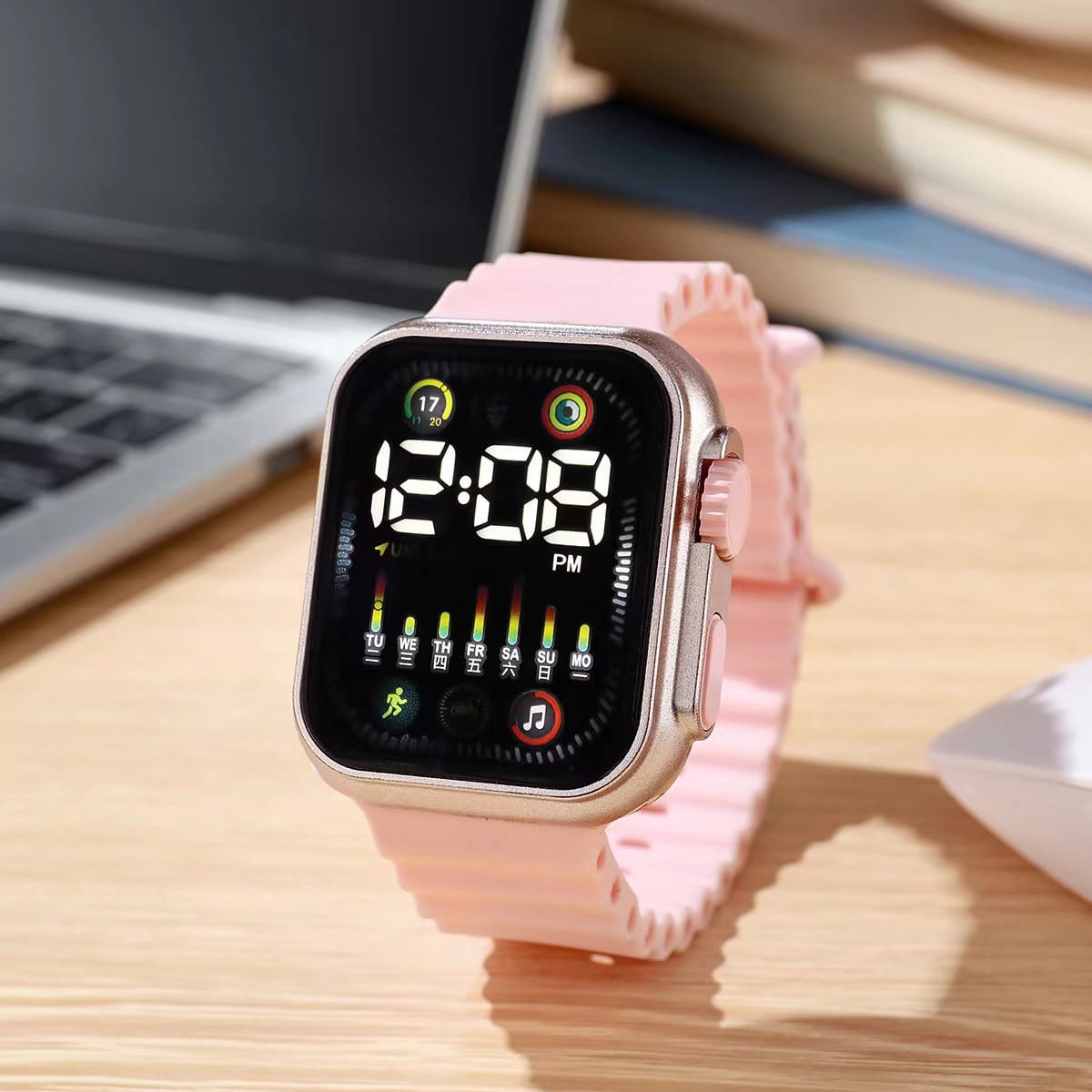 Picture of Simple Non-smart Electronic Watch For Students' Exams Watch For Man  