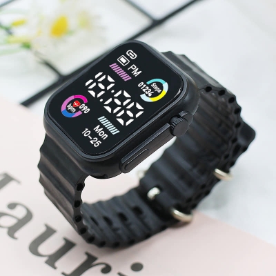 Picture of Simple Non-smart Electronic Watch For Students' Exams Watch For Man Black 