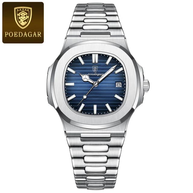Picture of New Stainless Steel Wristwatch, Male Quartz Watch, Waterproof, Luminous, Date Week, Top Brand, Luxury, New,  