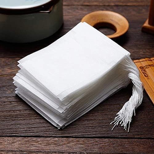 Picture of 100pcs Empty  Leaf Tea Bags White 