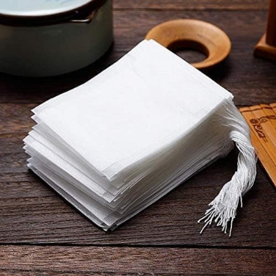 Picture of 100pcs Empty  Leaf Tea Bags White 