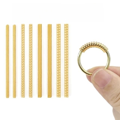 Picture of New Spiral Based Ring Tools Spring Coil Ring Size Adjuster Guard Tightener Reducer Resizing Tool For Jewelry  