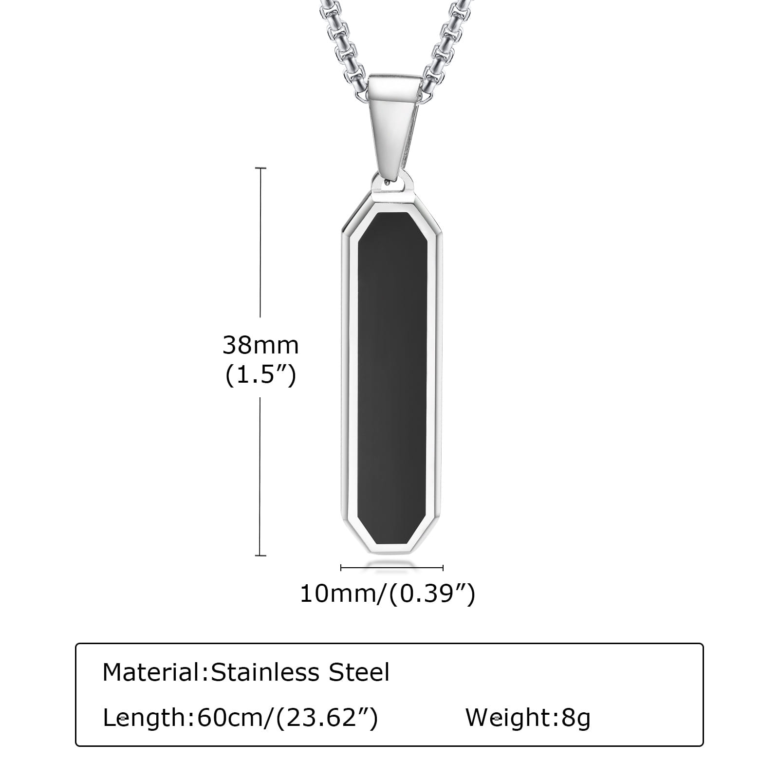 Picture of Stainless Steel Silver Color Metal Chain for Men Silver 